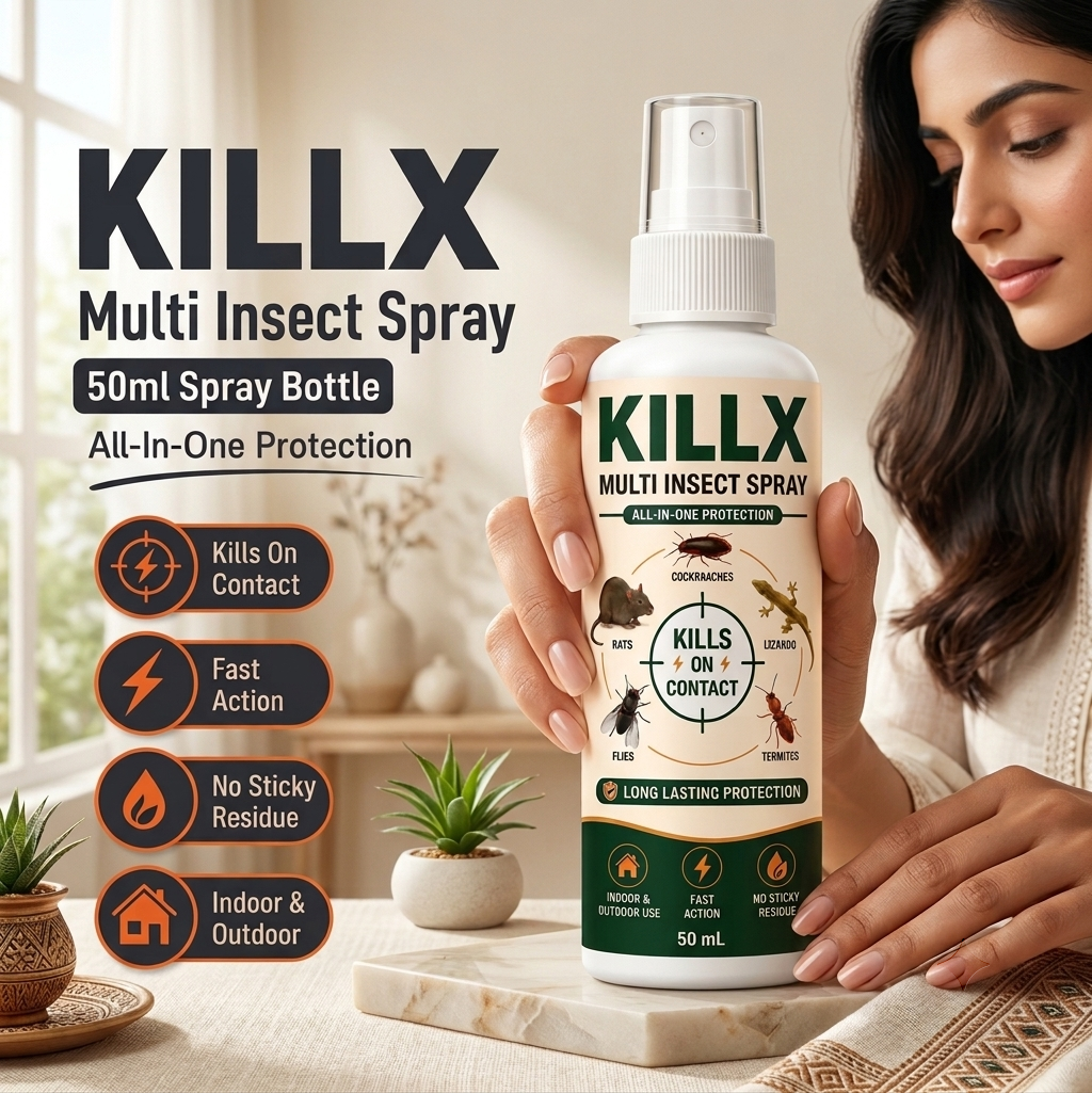 KILLX Fast-Acting Multi-Insect Killer Spray (50ml)