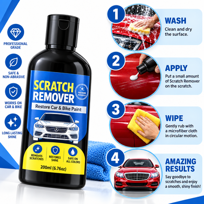 Ultimate Car Scratch Repair Polish (Pack of 2) | Removes Swirls, Scuffs & Minor Hairline Scratches | Safe for All Vehicle Colors