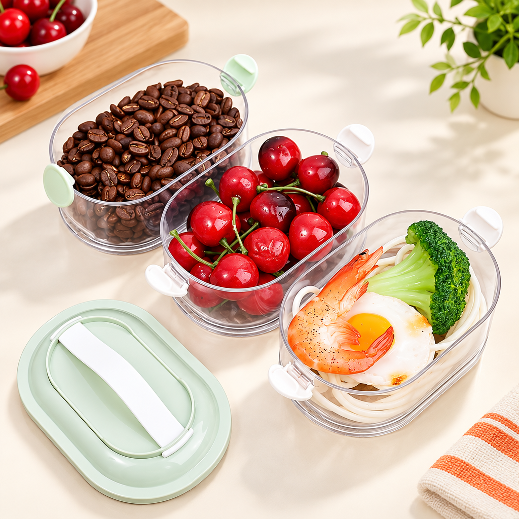 Multi-layer Sealed Spice Organizer – 5 Layers | Stackable Masala Storage Container