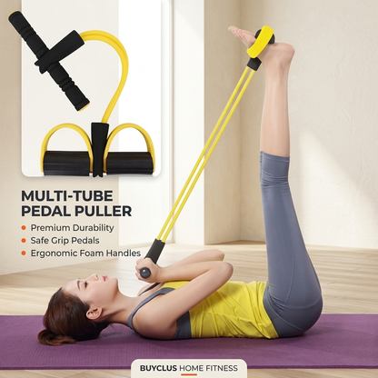 Multifunction Tension Rope & Resistance Band | All-in-One Home Gym & Full Body Sculpting Kit